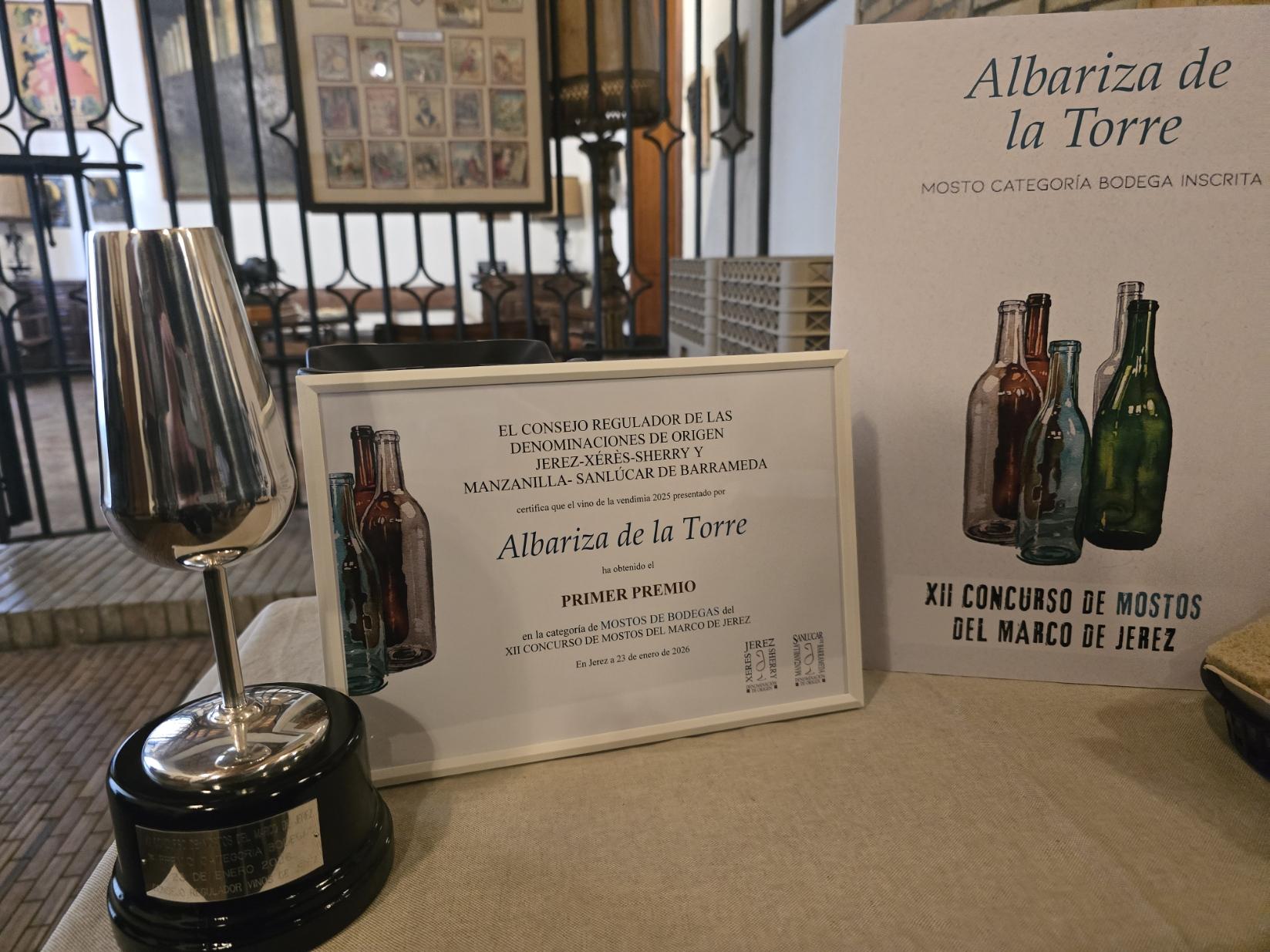 Entrega de premios del Concurso de Mostos en Jerez